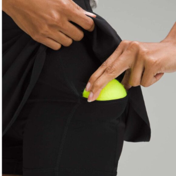 Black Lululemon Lightweight High-Rise Tennis Skirt SZ 8 - Picture 2 of 7